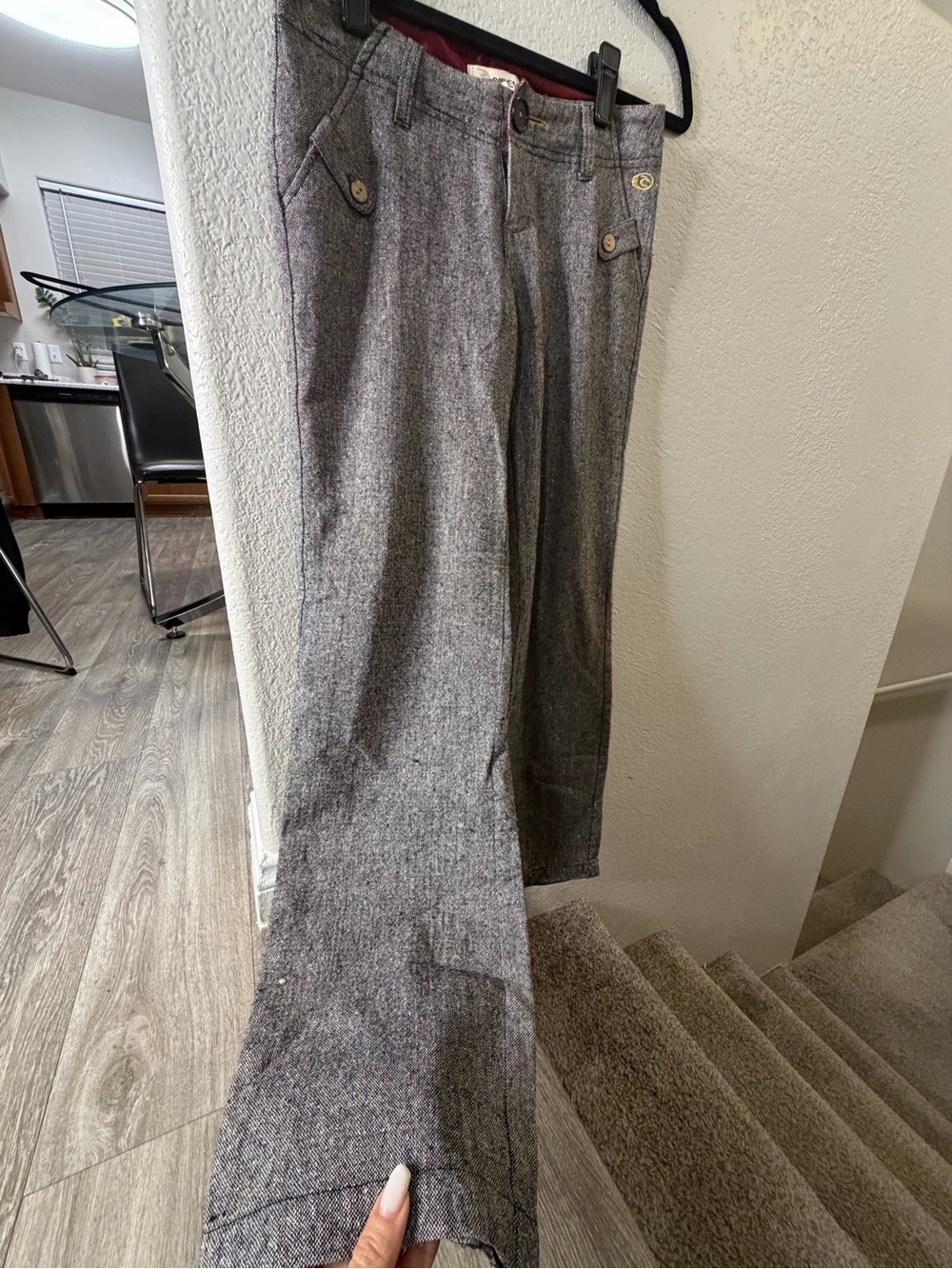 Rip Curl Gray Boot Cut Pants